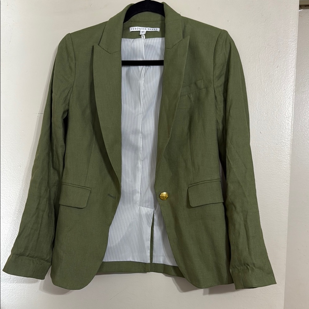 Veronica Beard linen blend Blazer